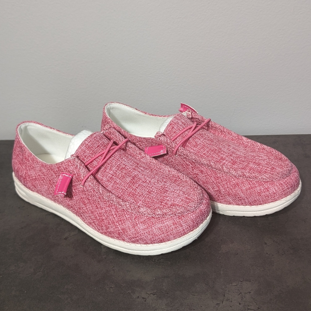 Pink Off Brand Hey Dudes